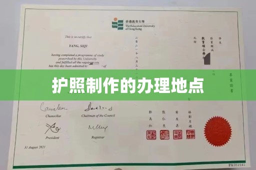 元阳护照制作的办理地点