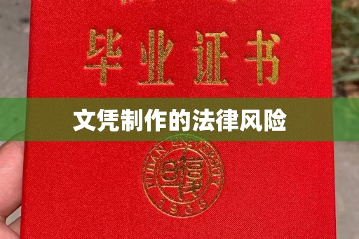 元阳文凭制作的法律风险