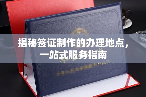 元阳揭秘签证制作的办理地点，一站式服务指南