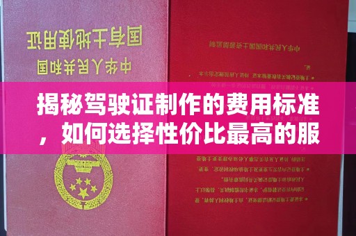 元阳揭秘驾驶证制作的费用标准，如何选择性价比最高的服务？