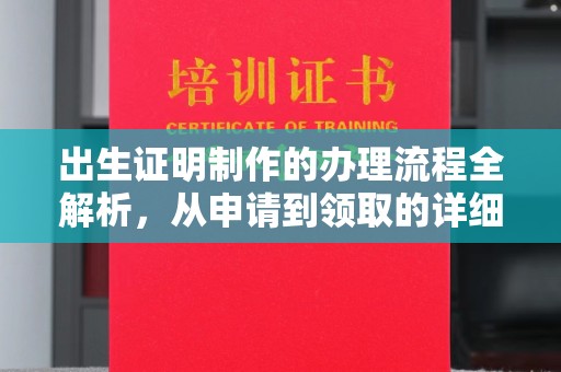 元阳出生证明制作的办理流程全解析，从申请到领取的详细指南