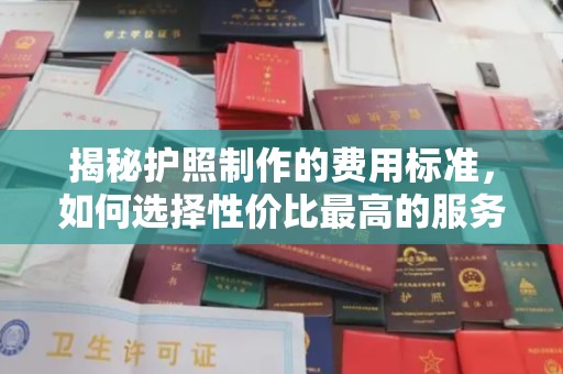 元阳揭秘护照制作的费用标准，如何选择性价比最高的服务？